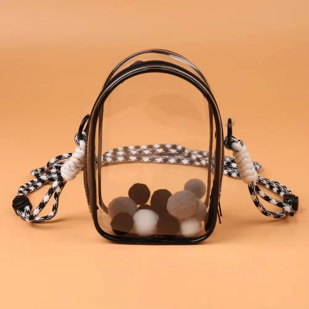 Labubu Protective Cover Labubu Sitting Party 17m Cotton Doll Shoulder Pain Bag Storage Bag Labubu Walking Bag Dustproof