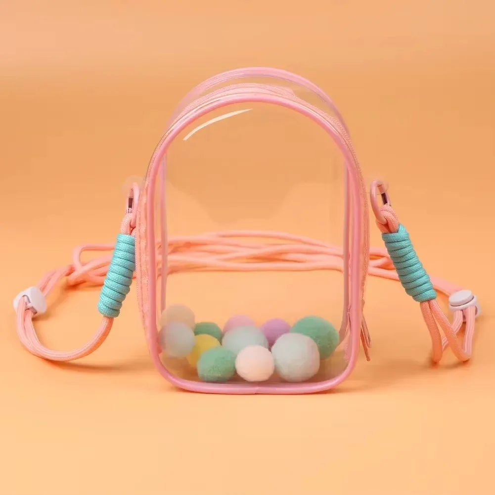 Labubu Protective Cover Labubu Sitting Party 17m Cotton Doll Shoulder Pain Bag Storage Bag Labubu Walking Bag Dustproof
